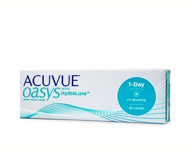 NOWOŚĆ!!! 1-DAY ACUVUE OASYS® WITH HYDRALUXE - 30 SZTUK
