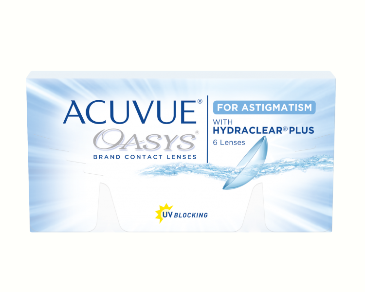 ACUVUE OASYS ® WITH HYDRACLEAR PLUS ® FOR ASTIGMATISM - 6 SZTUK